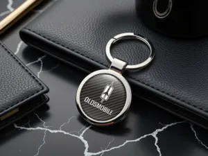 Oldsmobile Portachiavi Donna Acciaio Inox Stile Minimal